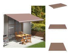 Markiser - Living Markisväv brun 5x3 m