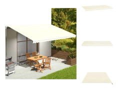 Markiser - Living Markisväv gräddvit 6x3,5 m