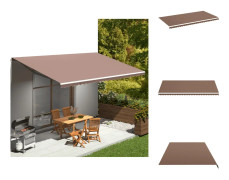 Markiser - Living Markisväv brun 6x3 m
