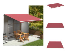 Markiser - Living Markisväv vinröd 5x3,5 m