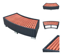 Poolstegar - Living Spatrappa konstrotting 92x45x25 cm svart
