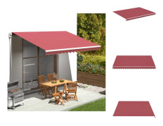Markiser - Living Markisväv vinröd 4,5x3,5 m