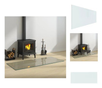Glas - Living Glasskiva för öppen spis rektangulär 120x50 cm