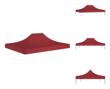 Tak till partytält & lusthus - Living Tak till partytält 4x3 m vinröd 270 g/m²
