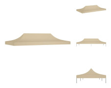 Tak till partytält & lusthus - Living Tak till partytält 6x3 m beige 270 g/m²