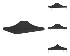 Tak till partytält & lusthus - Living Tak till partytält 4x3 m svart 270 g/m²