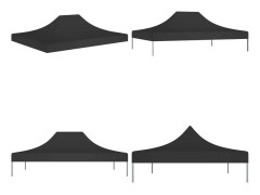 Tak till partytält 4x3 m svart 270 g/m² - Tak Tält - Tak Partytält - Home & Living