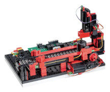 fischertechnik stansmaskin med transportband 24V simuleringsmodell 24 V