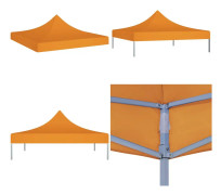 Tak till partytält 3x3 m orange 270 g/m² - Tak Tält - Tak Partytält - Home & Living
