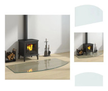 Glas - Living Glasskiva för öppen spis 120x60 cm