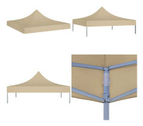 Tak till partytält 3x3 m beige 270 g/m² - Tak Tält - Tak Partytält - Home & Living