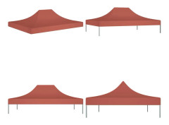 Tak till partytält 4x3 m terrakotta 270 g/m² - Tak Tält - Tak Partytält - Home & Living