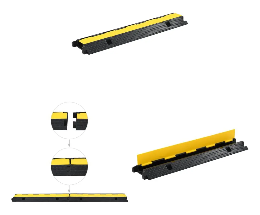 Kabelskydd 1 kanal gummi 100 cm - Kabelskydd - Kabelramp - Home & Living
