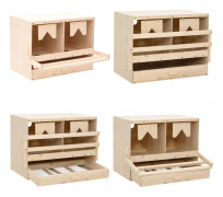 Värprede 2 fack 63x40x45 cm massiv furu - Värprede - Värp Rede - Home & Living