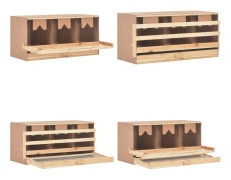 Värprede 3 fack 96x40x45 cm massiv furu - Värprede - Värp Rede - Home & Living