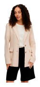 Selected Blazer Viva Beige 34 Kvinna