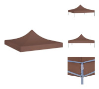 Tak till partytält & lusthus - Living Tak till partytält 3x3 m brun 270 g/m²