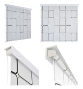 Rullgardin för dusch 80x240 cm fyrkant - Duschdraperi - Duschdraperier - Home & Living