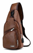 1 st axelväska herr axelväska crossbody väska läder lätt
