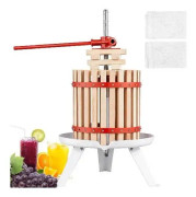 6L multi-purpose fruktvinpress, manuell juicepress med stånghandtag, överlägsen juicekraft, lätt att använda