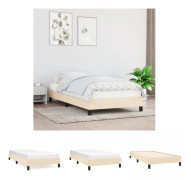 vidaXL Sängram gräddvit 80x200 cm tyg - Sängar & sängramar