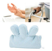 Finger Kontraktur Kudde Bomull Palm Grip Gripande Pad Rehabiliteringsträningsenhet Fingerskiljare