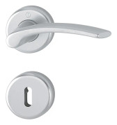 Handtag Ibiza aluminium silver komplett