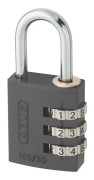 Hänglås med kod / kombinationslås ABUS 145/30, Ø5 mm, grå