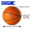 5” Gummimini-basketboll för Mini-basketkorg, 2-pack, Säker & Tyst Liten Basketboll för Över Dörren Mini-basketkorg Set
