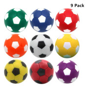 9 st Foosball-bordbollar 1,42 tum Bordfotbollsbollar för
