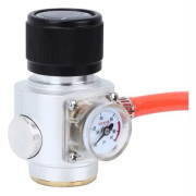 SALALIS Mini CO2 gasregulator - Snabbkoppling - 5-16 tum - Tryckmätare - För Sodastream