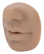 SALALIS Silikon piercing modell Silikon piercing modell med mun, kroppshygien modell Mörk hudfärg