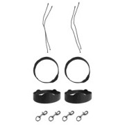 Oms Uppsättning Sidemount Rigging Kit Svart