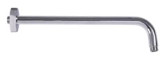 Duschhuvudarm 400mm, takduschhuvudarm 40cm rund väggmonterad badrumstillbehör