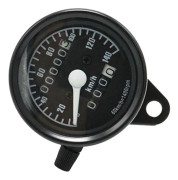 Universal 12V Motorcykelhastighetsmätare 0-140KM/h Retro Odometer Modifiering