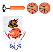 Mini basketbollkorg set, mini basketbollkorg med bollar och pump, kontorsbasketbollkorg, mini basketbollbräda för kontor, rum, sovrum, badrum