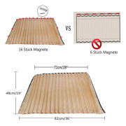 Solskydd bilgardin magnetisk UV-skydd värmeskydd 4-pack