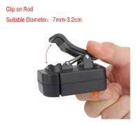 Professionell clip-on fiskespölinjeräknare djupmätare digital display 99m
