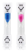 Timglas Timer 2 Stycken, Smiley Timglas Sandklocka Timglas 3 Minuter