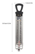 Fahrenheit Celsius ℉/℃ Dubbelskala Display Hushållskök Hängande Godis Termometer