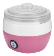 1L Hushålls Elektrisk Automatisk Yoghurt Yoghurtmaskin Rostfritt Stål Innerbehållare (Rosa)