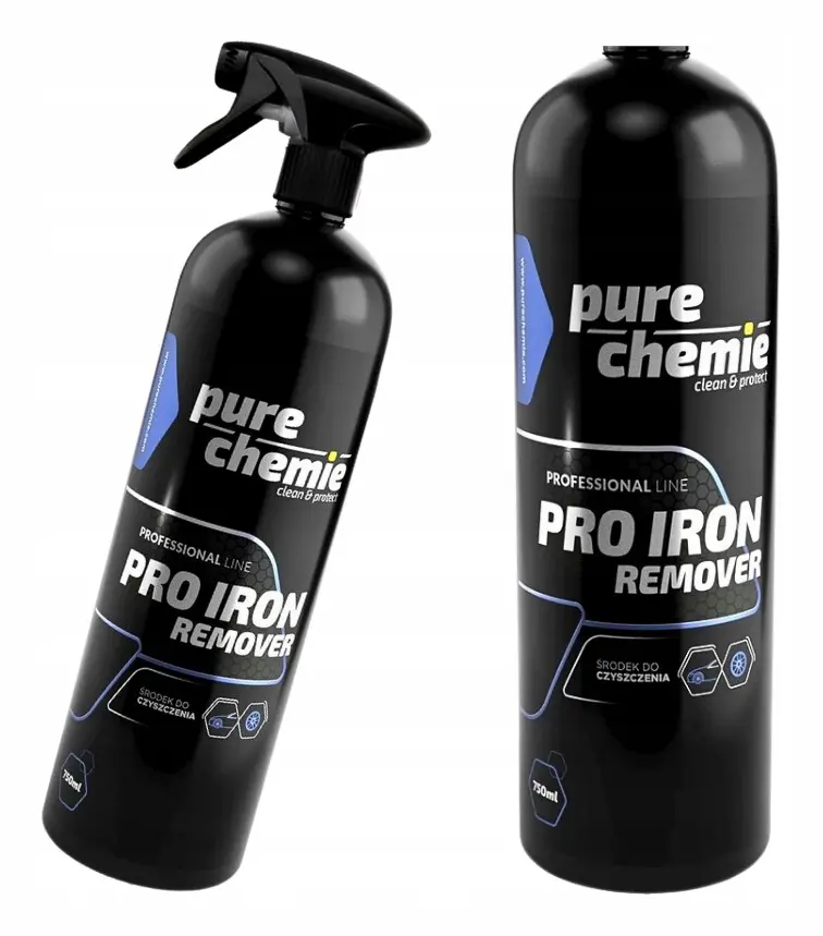 Pure Chemie PRO Iron Remover 0,75L avfettningsmedel för järn Bilschampo för fälgar
