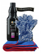 Rengöring och skötsel av bil med ADBL SNOWBALL 500 ml schampo + tillbehör