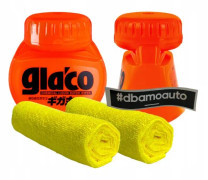 Soft99 Glaco Roll On Large osynlig vindrutetorkare i bilen + 2 mikrofiberdukar