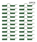 20 st växthusfästklämmor växthusfäströret fixverktyg fast verktyg trädgård presenning solskyddsklämmor 1,1 cm