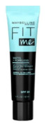 Maybelline Primer Fit Me Matt & Poreless, Alla hudtyper, Mattgörande, Minskar porer, Utjämnande, Matt, Vit, Rör, Gräddvit