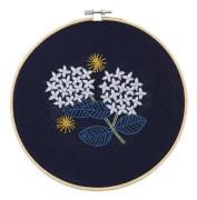 Blommig fjärilsmönster hantverk färg lämplig för broderi nybörjare Handgjord kreativt tygmaterialpaket