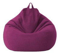 Stor Liten Lazy Sofföverdrag Stolar Utan Fyllning Linne Tyg Lounger Sits Sittsäck Puff Soffa Tatami Vardagsrum Sittsäckar