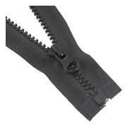 1 ST Svart dragkedja 75cm Separerbar - Svart