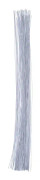 100 stycken 36cm tråd/stav 0,4mm vit specifikationstråd